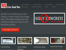 Tablet Screenshot of consealinc.com